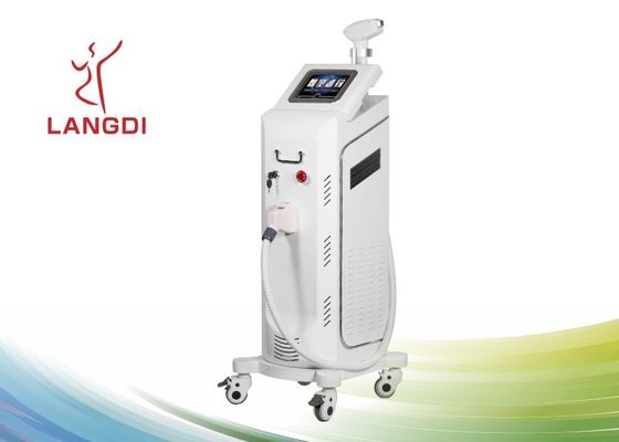 808nm डायोड लेजर हेयर रिमूवल मशीन 400ms एडजस्टेबल