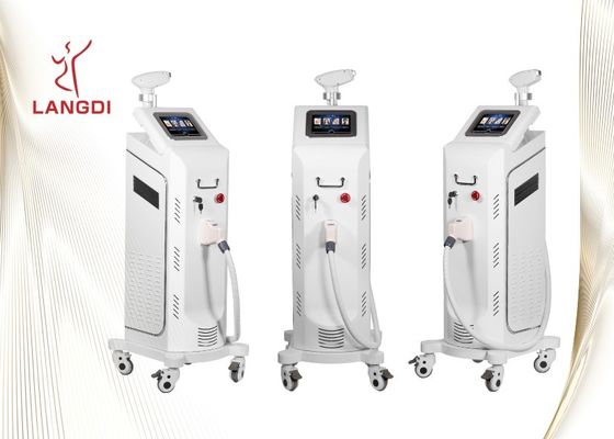 808nm डायोड लेजर हेयर रिमूवल मशीन 400ms एडजस्टेबल