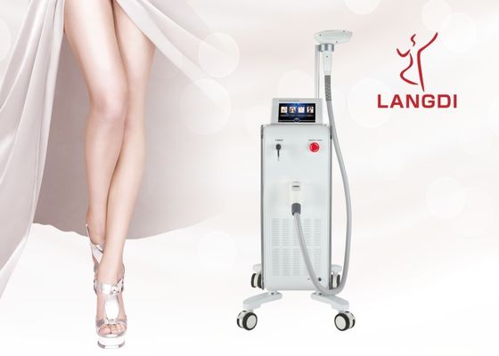 600W 808 डायोड लेजर बालों को हटाने की मशीन दर्द रहित