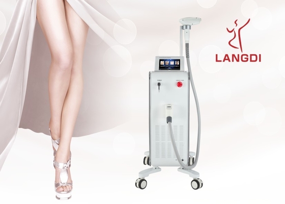 10 मिलियन शूट के साथ आईपीएल बालों को हटाने एपिलेटर 808nm 600W का चित्रण